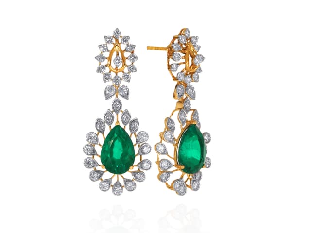 Estate Luxe Diamond Earrings