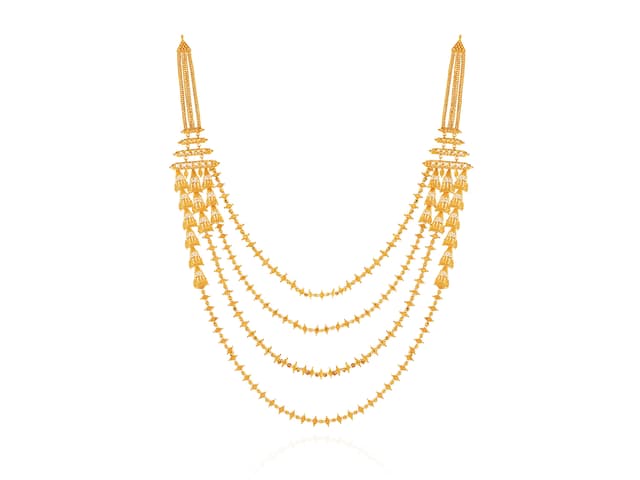 Heritage Royale Tiered Gold Necklace