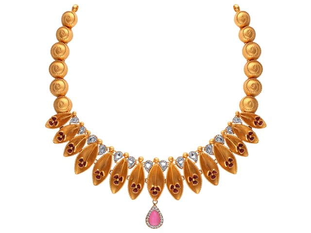 Petal Blossom Gold Necklace
